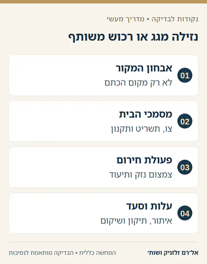ארבע נקודות לבירור נזילה מגג הבניין או מהרכוש המשותף